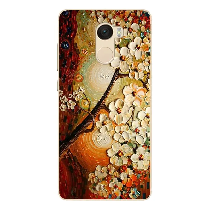 CROWNPRO Redmi 4 حالة غطاء سيليكون Xiaomi Redmi 4 لينة TPU حالة وقائية الغطاء الخلفي ل Xiaomi Redmi 4 2 جرام + 16 جرام Verison