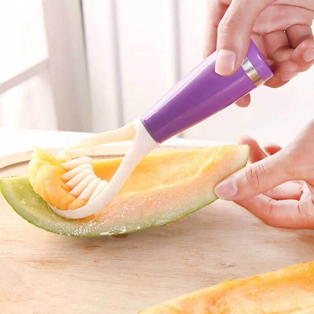 Multi-functional Flesh Seeded Cutter Spoon Fruits Vegetables Spoon Dig Remove Cantaloupe Kiwi Seed Knife Slicer Tools Kitchen Gadgets (6)