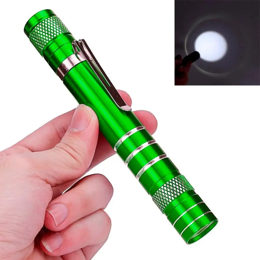 

Mini 1200LM High Power Flashlight Green Torch Cree Q5 LED For Camping Travel actical Flashlight AA Lamp Light