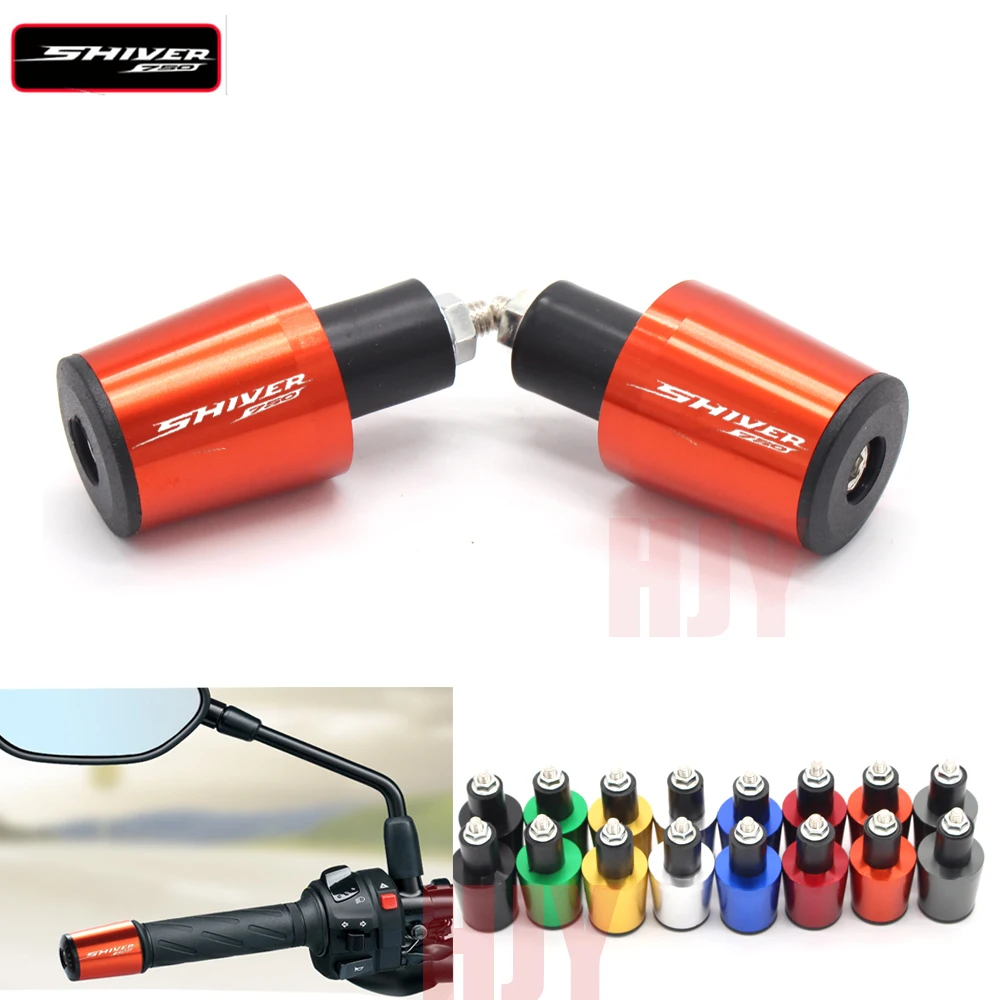 Мотоциклетные ручки 7/8 дюйма 22 мм заглушки руля для Aprilia SHIVER GT 750 SHIVER750 2007 2018 2017