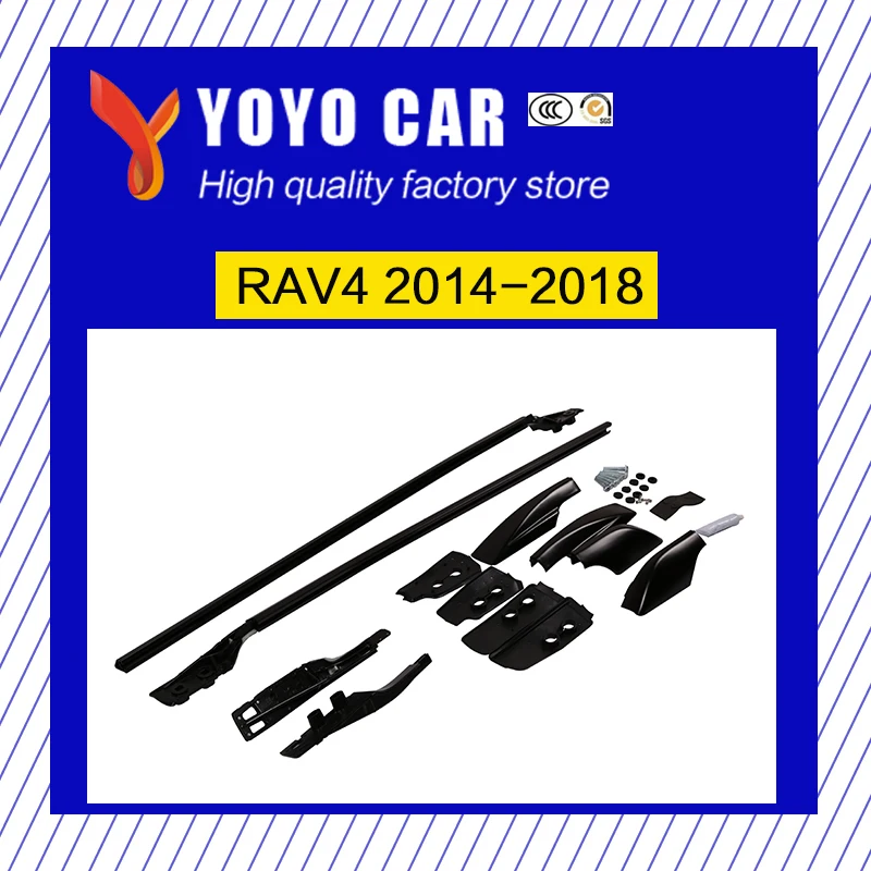 حار بيع عالية الجودة سبائك الألومنيوم الجانب السكك الحديدية بار حامل سقفي ل RAV4 2014 2015 2016 2017 2018 حار بيع عالية الجودة سبائك الألومنيوم الجانب السكك الحديدية بار حامل سقفي ل RAV4 2014 2015 2016 2017 2018