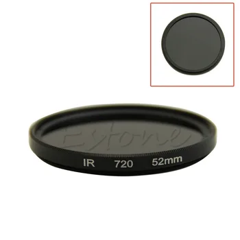 

52mm Infrared Infra-red IR Pass X-Ray Lens Filter 720nm 720 Optical Glass #L060# new hot