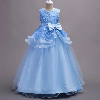 

Childdkivy Flower Girls Princess Dress 2018 Summer Girls Party Dress For Wedding Kids Cute Dresses For Girls Formal Costumes