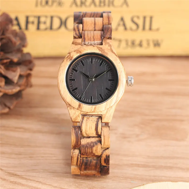 

Full Wood Watch Quartz Watche Women Natural Handmade Lightweight Wooden Wrist Watch Ladies Fashion Timepieces Clock relogios