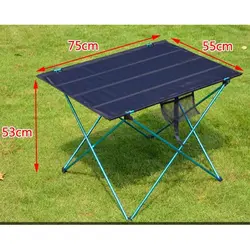 Стол Отдых Открытый Пикник алюминиевого сплава ультра-легкий открытый обеденный стол Портативный складной стол