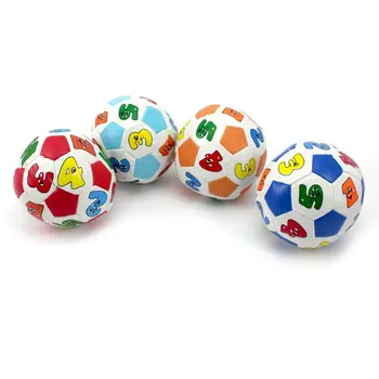 

1Pc Colors Kids Baby Educational Toy Toddler Learning Colorful Number Rubber Ball