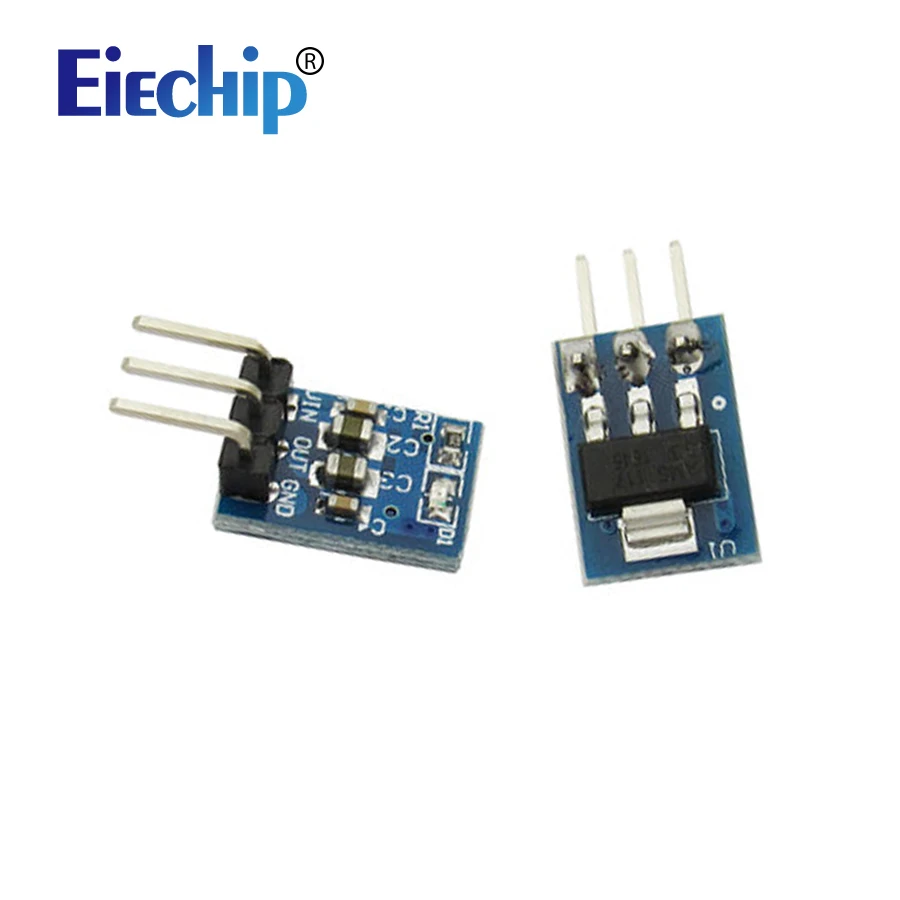 5 шт./лот 5V до 3,3 V DC-DC понижающий Питание модуль AMS1117 800MA DC/DC понижающий преобразователь вниз Напряжение Мощность доска