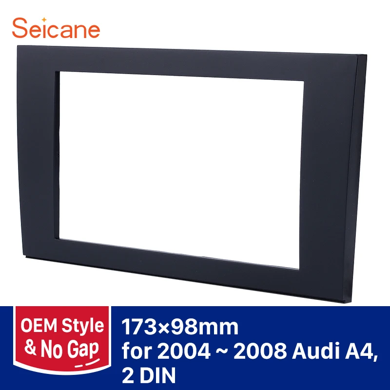 Автомагнитола Seicane 2 Din 173*98 мм для Audi A4|car radio fascia|radio fasciadash bezel |