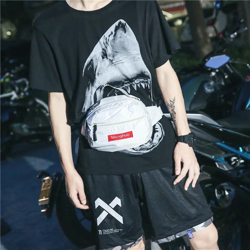 Menghuo Brand New Leisure Fanny Waist Pack Women Shoulder Belly Men Belt Handbags Female Crossbody Handbag Fanny Pack Waist bagIMG_5844