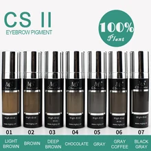 Cs-2 бренд растительный пигмент для перманентного макияжа бровей и губ Eyeline Microblading ГУП чернила татуировки 15 мл/бутылка