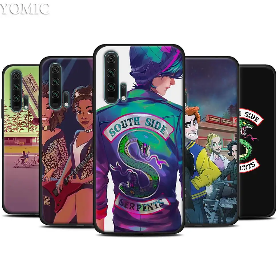 

Riverdale TV series Black Silicone Case for Huawei Honor 20 Pro 10 20 Lite 20i V20 8X 8C 8A 8S Play Enjoy 9e 9s Case