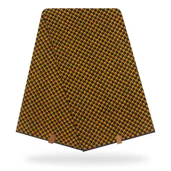 

Veritable Wax cotton Guaranteed Real Wax Fabric 6yard Wax Fabric High Quality African Ankara Cotton Fabric