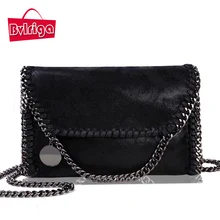 BVLRIGA Small chain Leather messenger Crossbody Bag Female Shoulder Bag Summer luxury handbags women bags designer