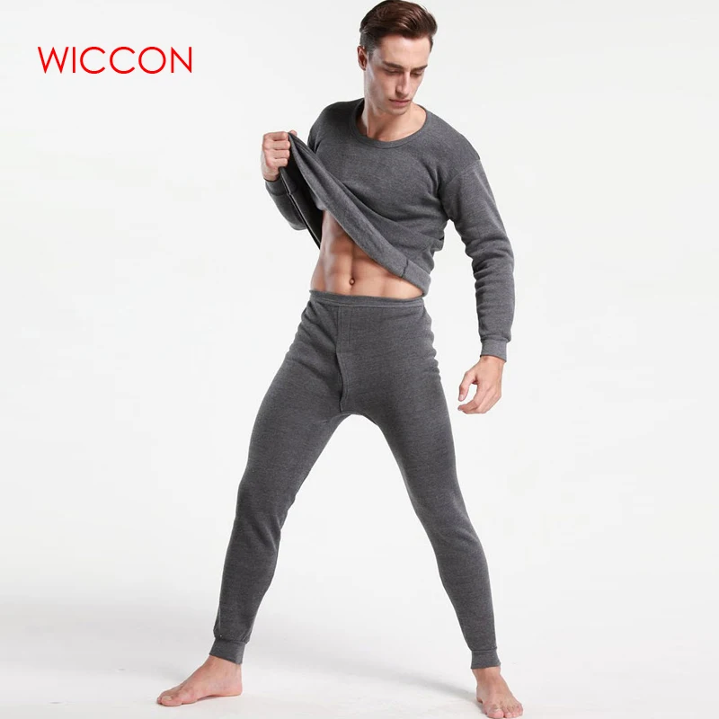 Winter Men's Thermal Underwear Sets High Quality Mens Warm Long Johns