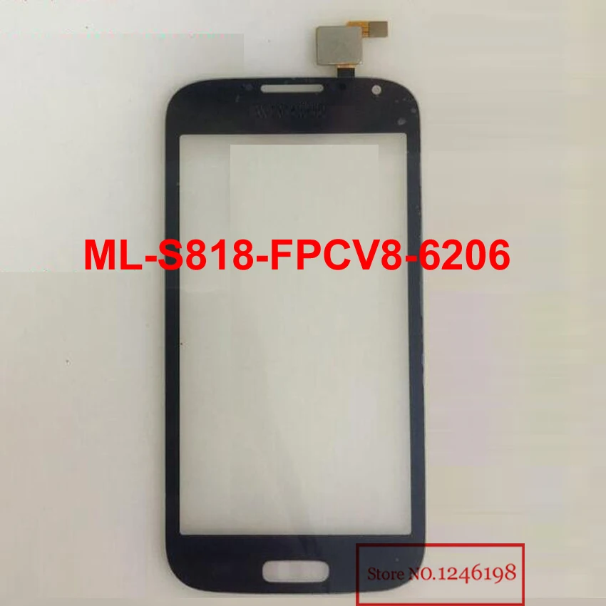 Black White 5 0 touch screen digitizer China i9500 S4 ML S818 FPCV8 6206 Front Touch