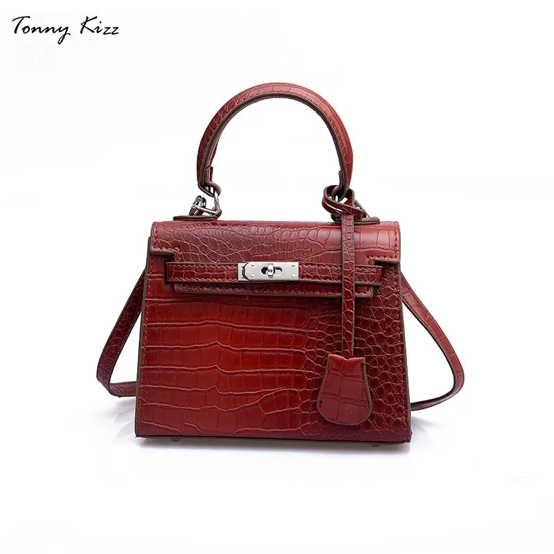 طوني Kizz حقيبة يد فاخرة حقائب النساء مصمم crossbody حقائب للنساء التمساح يطبع حقائب كتف متنقلة bolso موهير طوني Kizz حقيبة يد فاخرة حقائب النساء مصمم crossbody حقائب للنساء التمساح يطبع حقائب كتف متنقلة bolso موهير