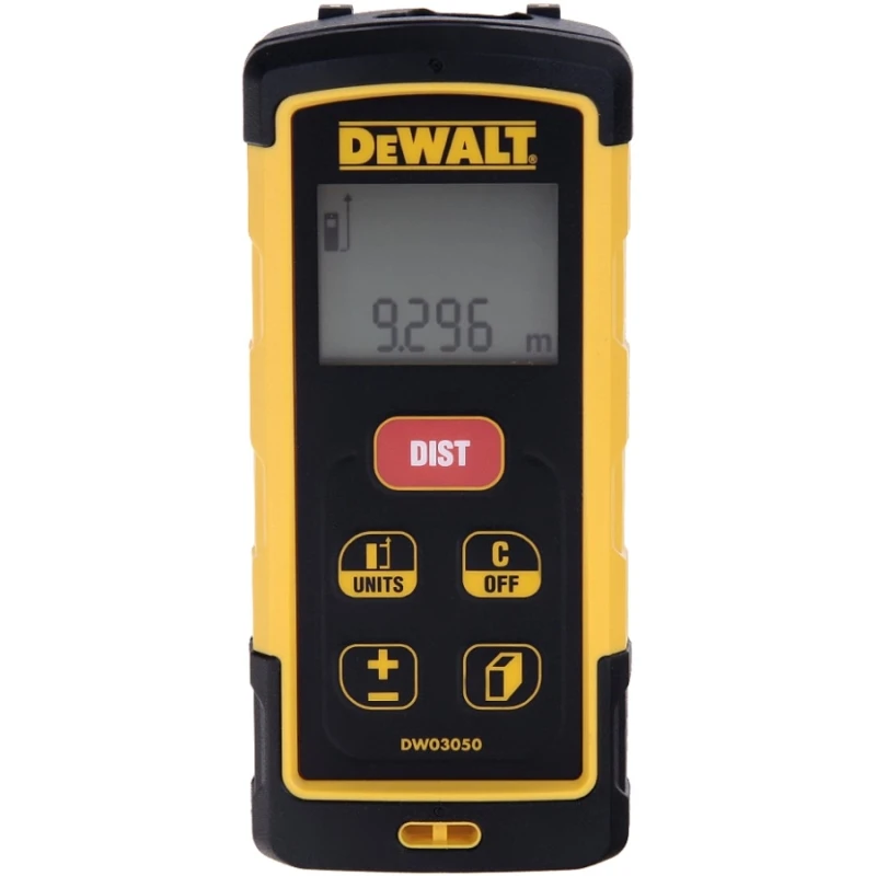 Distance meter laser DeWalt DW03050 (Distance measurement 50 M., protective case for wearing the belt) distance measurement error modeling for indoor geolocation