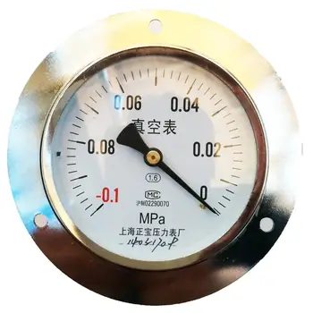 

Y-150 -0.1-0 axial pressure gauge vacuum gauge Shanghai positive pressure gauge
