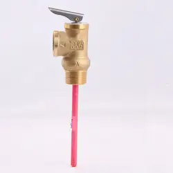 Латунь TP клапан, температура предохранительного клапана 0.6MPa 0.7Mpa 0.8Mpa DN15 DN20