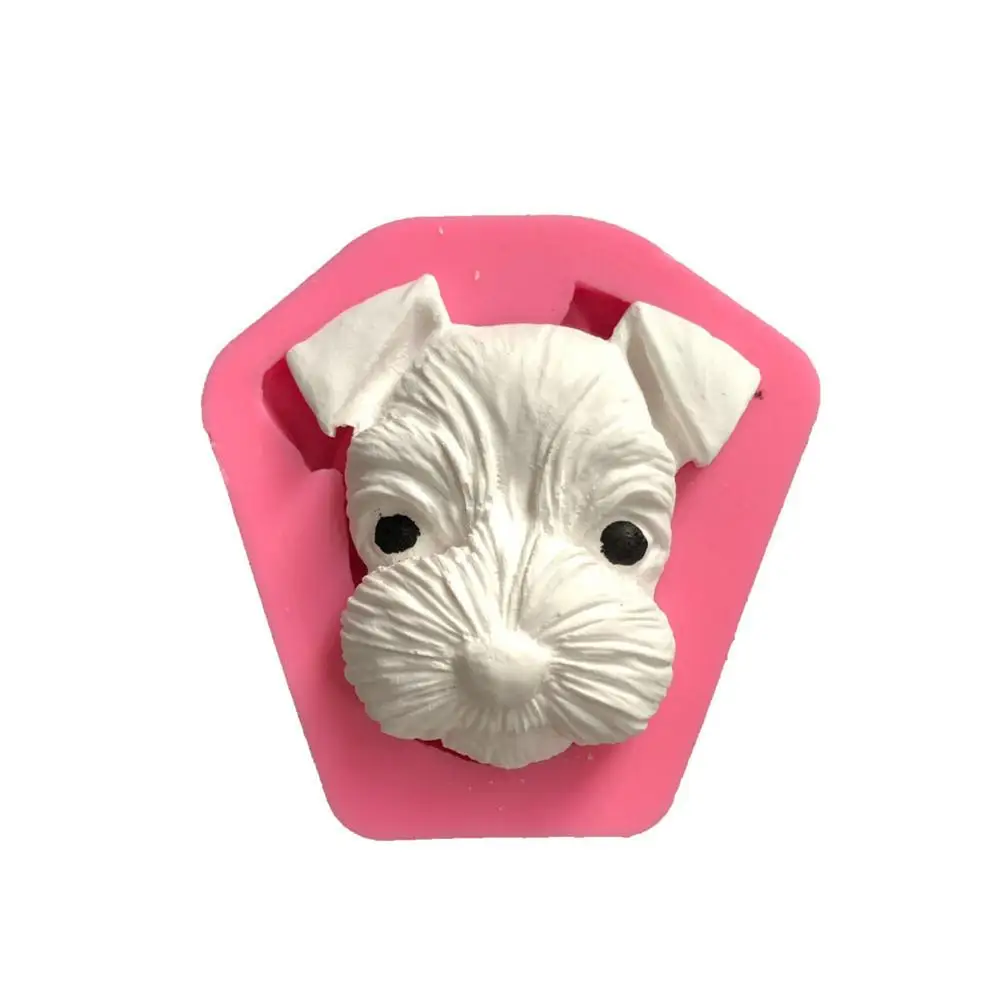 Animal Dog Shape Soap Molds Car Aroma Plaster Silicone Mold Handmade