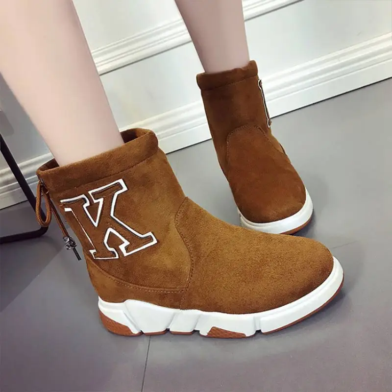 2108 новая стильная обувь женские зимние ботинки botas feminina Fenty Beauty искусственная