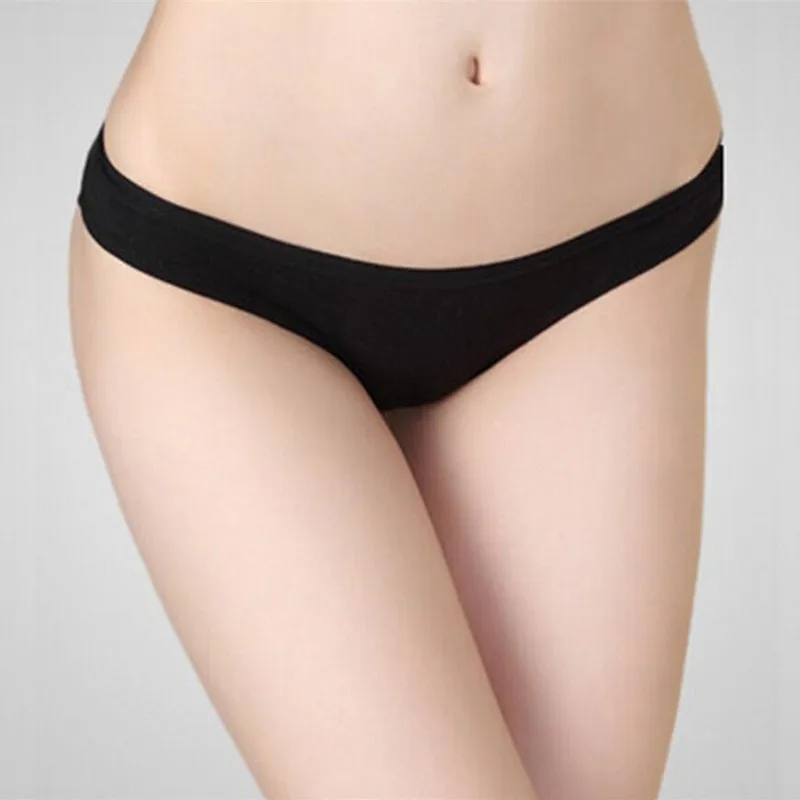 Plus sizes G String Cotton Women Panties Thongs Low Waist Sexy Panties Underwear M L Black Skin Red White xl-3xl