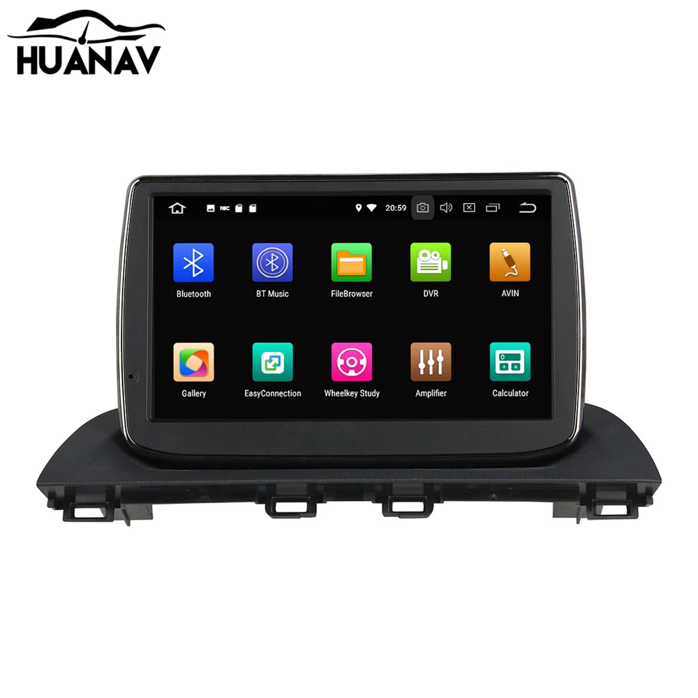 Clearance HUANVA Android 8.0 32G Car CD DVD Player GPS navigation For Mazda 3 Axela 2014 multimedia player tape recorder 8-Core navi Audio 5