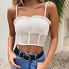 Womens Blouse Tee Mesh sling T shirts Vest Zomer 2022 Hot Koop Sexy Vest Mode Hemdje Crop Tops Mouwloos T-Shirt Tank top ► Photo 2/6