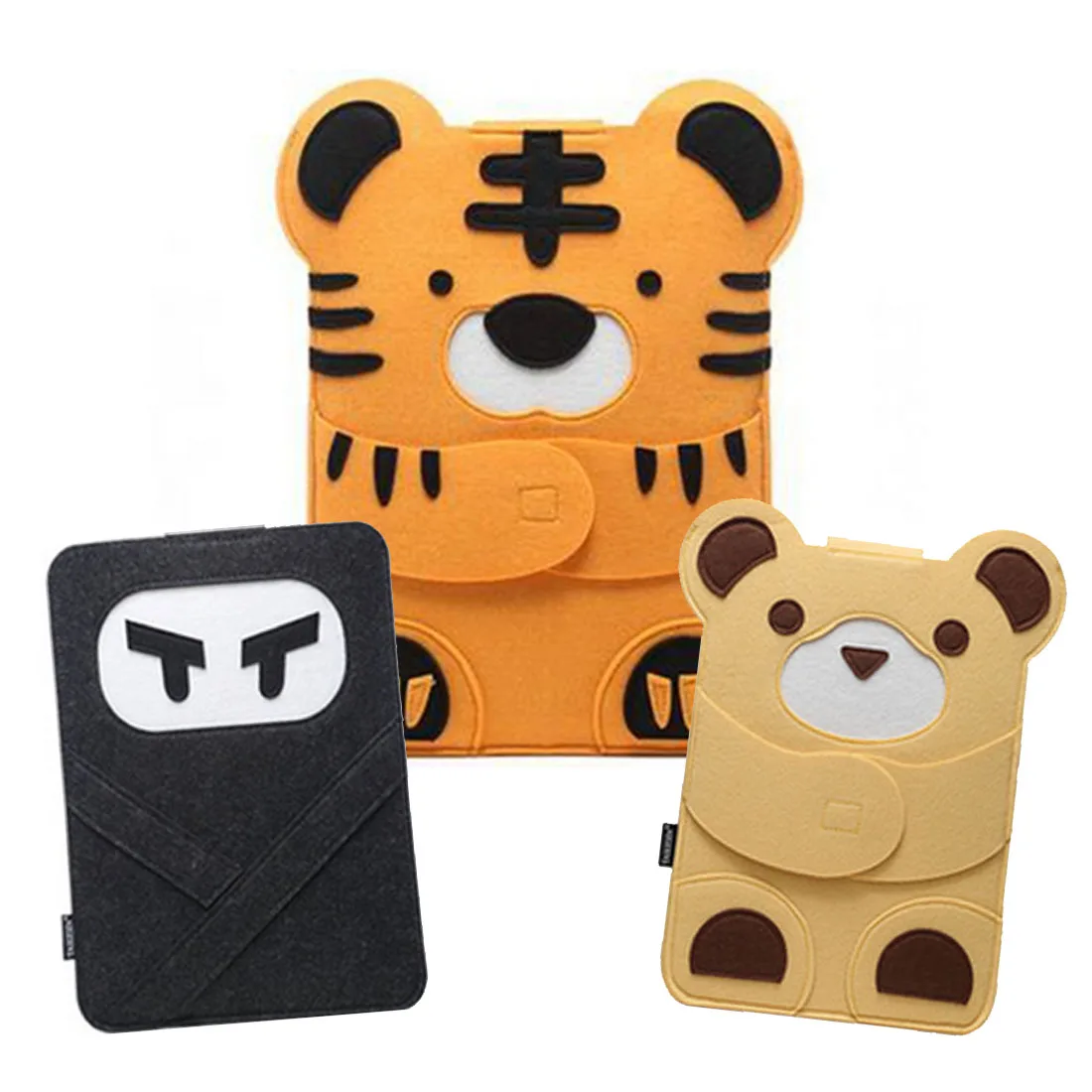 NOYOKERE New Laptop Bag for MacBook Laptop Sleeve Case for iPad for Mac 11, 12, 13.3, 15.4 Inch Cute Cartoon Characters