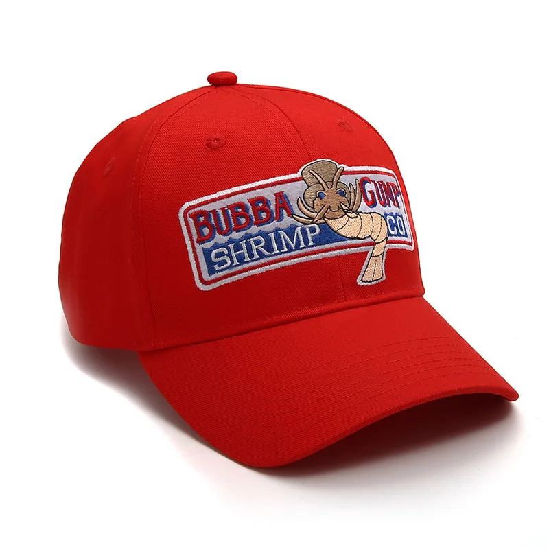 Takerlama 1994 Bubba Gump креветки ко. Бейсбольная кепка Форрест Гамп костюм косплей Бейсболка с вышивкой Мужская и женская летняя кепка