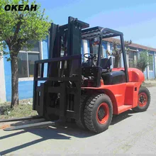 7 Tons Diesel Forklift Big Power Fork Transport Equipment Higher Cost Performance Machine