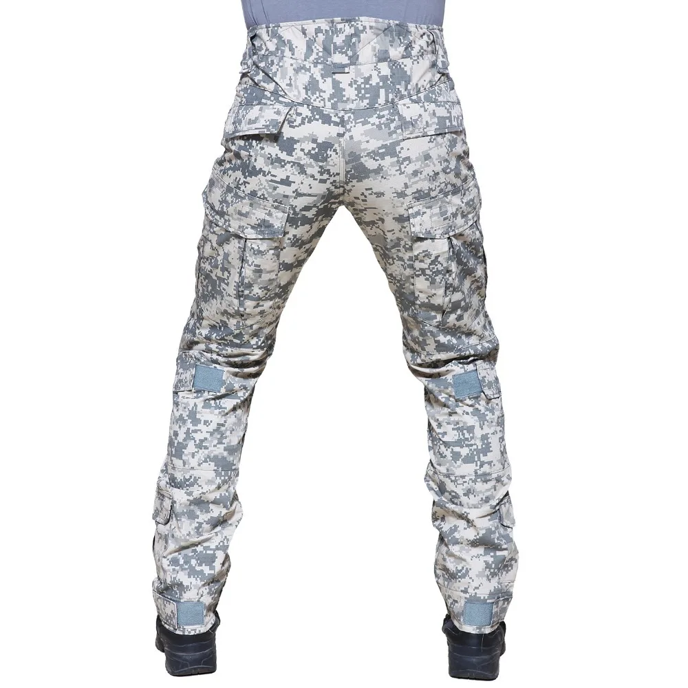 Армейские фанаты полевая стрельба камуфляжные тренировочные брюки для мужчин и женщин уличные походные охотничьи Военные боевые тактические брюки с наколенниками