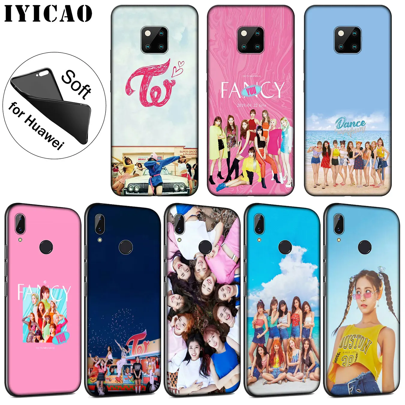 IYICAO TWICE KPOP FANCY YOU Мягкий силиконовый чехол для телефона Huawei Mate 30 20 10 Pro Nova 5I 5T 5 4 4E 3i 3 2i