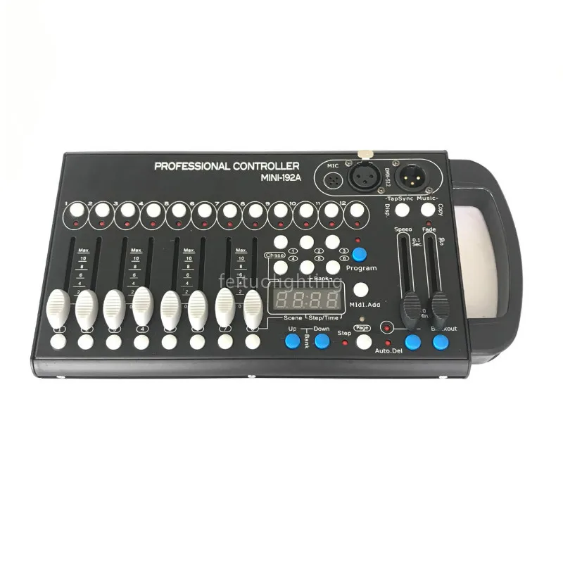 

New Arrival 1 Unit 192 Channel Dmx Mini Controller Easy Carry Dmx 512 Controller 192 Music Auto Or Manually Dmx Lighting Console