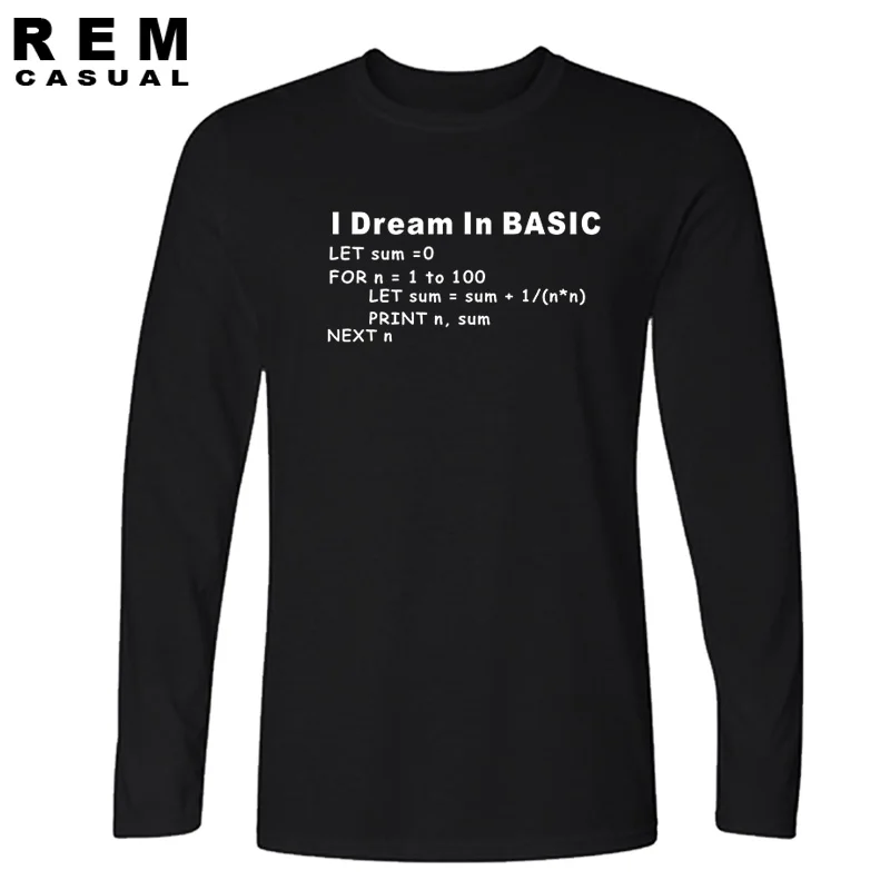 New Style Basic Programming Language Computer T shirt