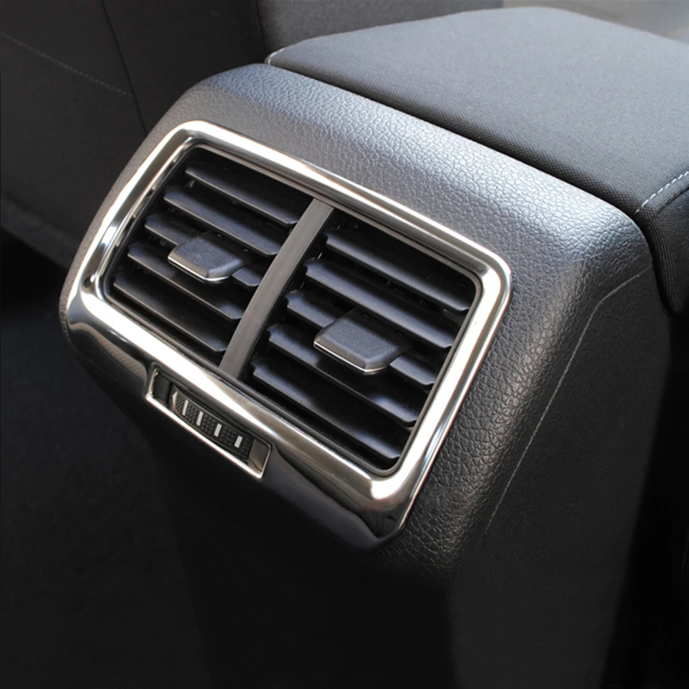 

Car-Styling Stainless steel exhaust outlet rear modification decorative sequins box For Volkswagen VW Golf 7 MK7 Accessories