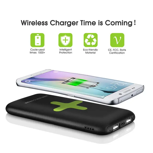 Aliexpress.com : Buy 8000mAh Qi Wireless portable charger