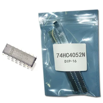 

10pcs/lot 74HC4052N 74HC4052 Dual 4-channel Analog Multiplexer, Demultiplexer DIP-16 74 Logic IC