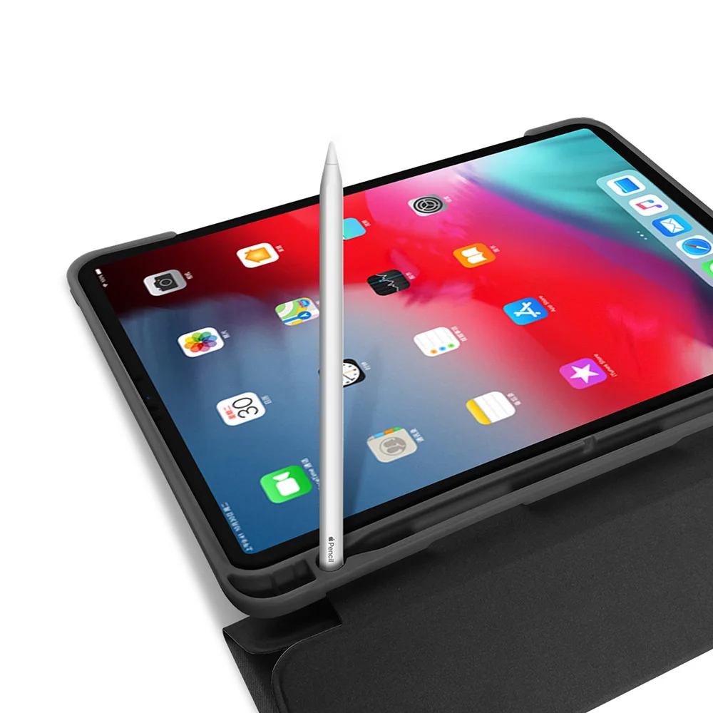 Смарт чехол для iPad Pro 11 DUX DUCIS из искусственной кожи флип чехол для Apple iPad Pro 11 дюймов выпуск с карандашом чехол с зажимом