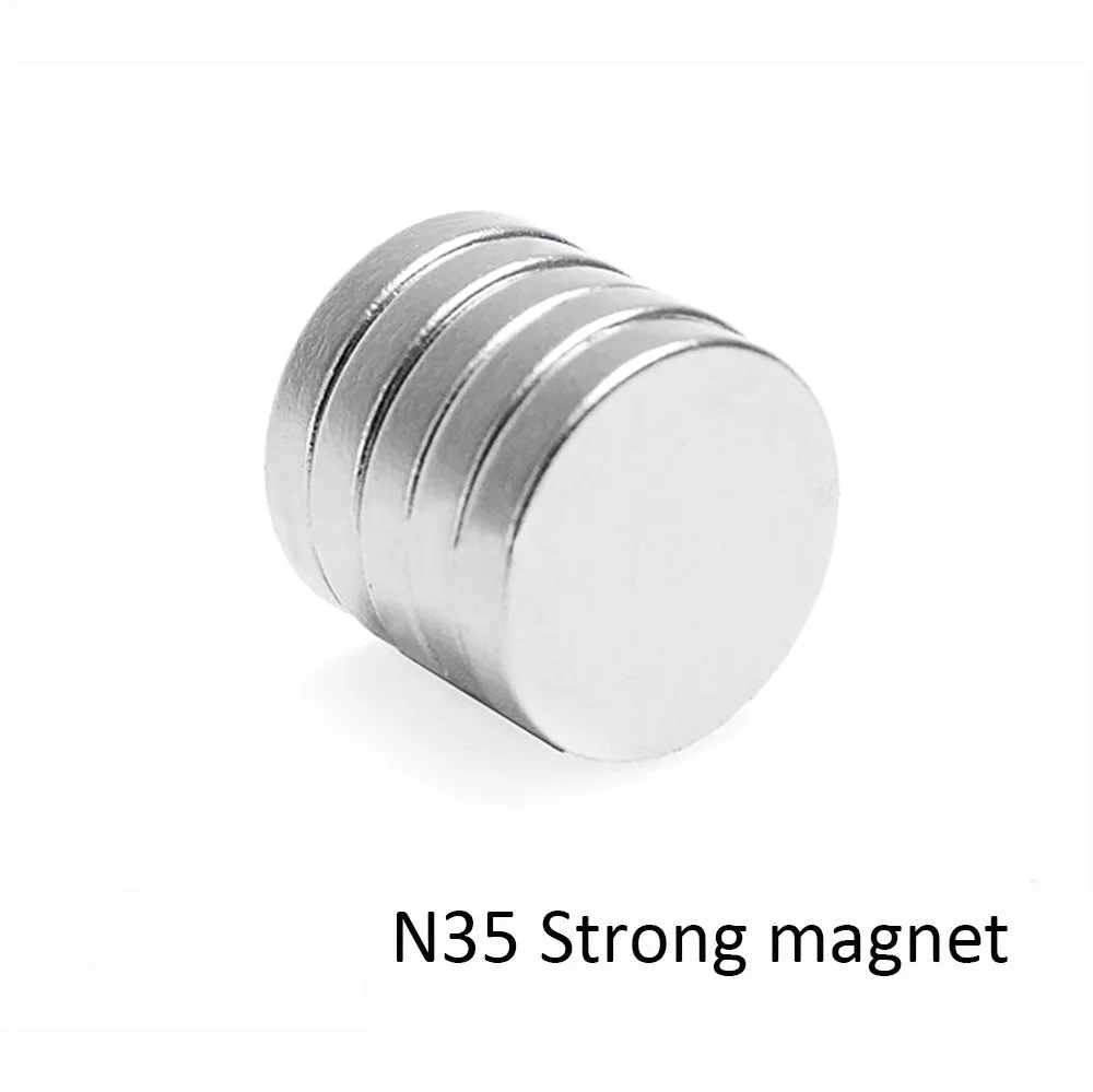 100 шт./лот N35 Супер сильный 10 мм х 2 мм круглый диск Магниты редкоземельные неодимовый магнит Магниты на холодильник