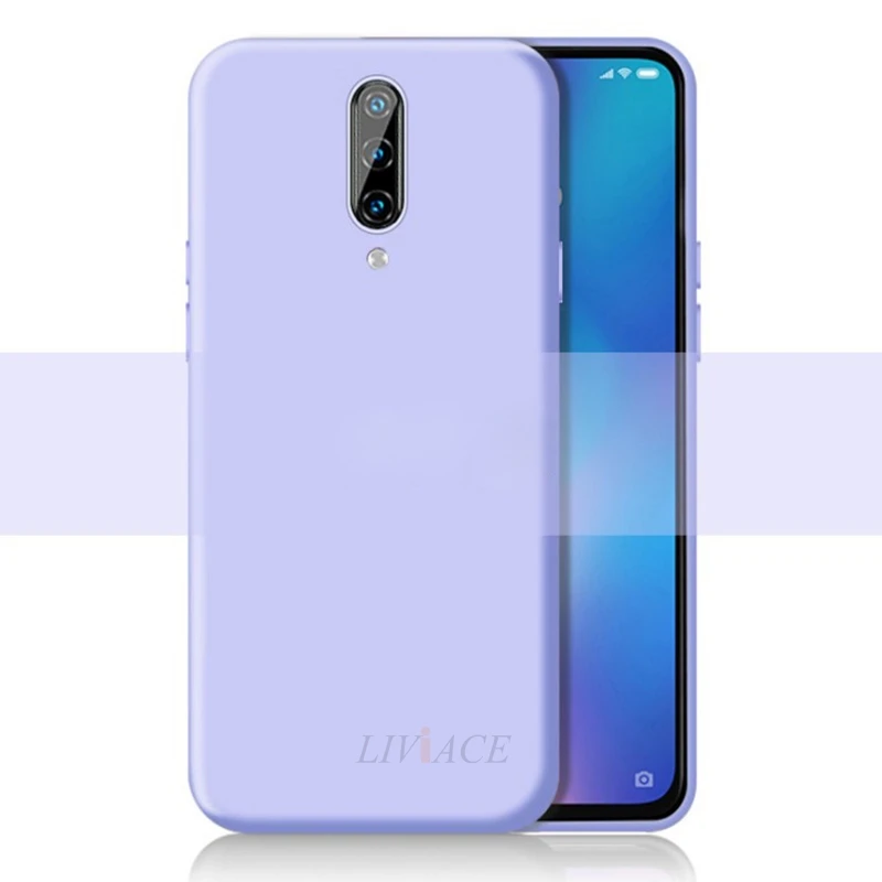 Жидкий силиконовый чехол для телефона для oneplus 7 pro 6 6t 5 5t 7t мягкая задняя крышка чехол s on one plus 7 7pro oneplus 7 T fundas - Цвет: purple