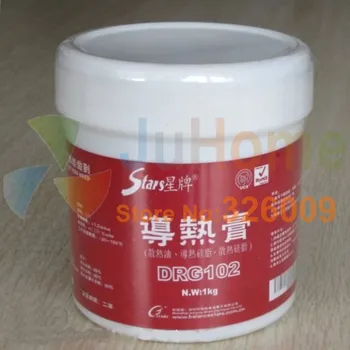 

1KG 1000G stars DRG102 cooling paste, grey color, Containing silver, Bottled, CPU / graphics card cooling thermal grease