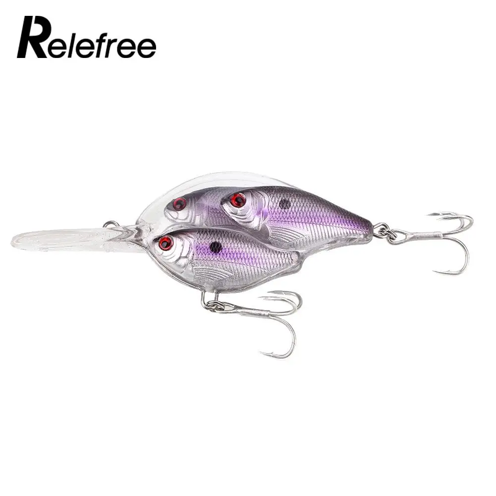 Fishing Lure ABS Durable Painted Crank Bait Bass Tackle Crankbait Sharp Hook Fishing Lure ABS Durable Painted Crank Bait Bass Tackle Crankbait Sharp Hook