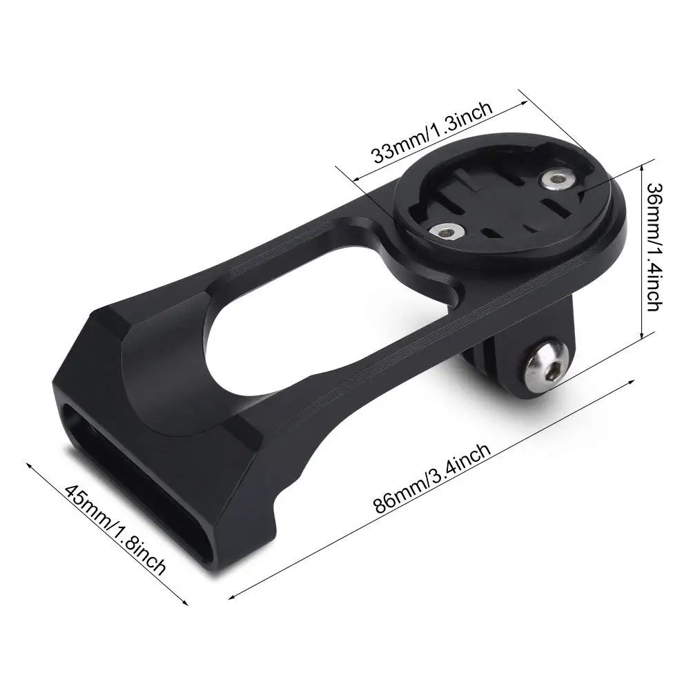  Fahrrad Computer Montieren Aluminium Legierung Bike Stem Erweiterung Halter für GPS/Stoppuhr/Sport 