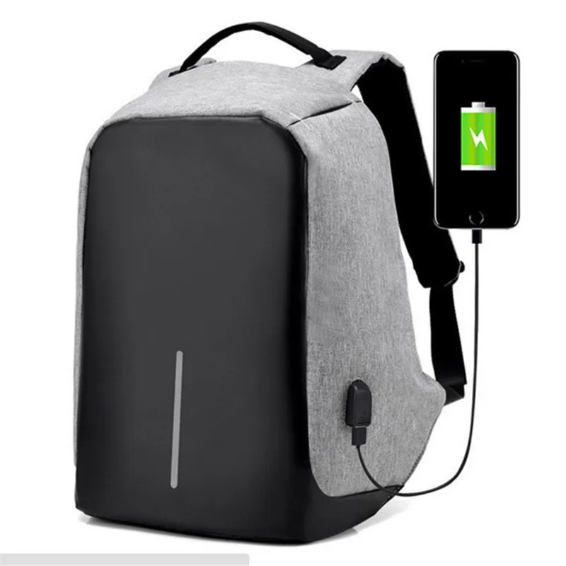 

Hot men backpack 15.6-inch laptop bag with students multi-function casual best backpack men anti-thief usb charging bag