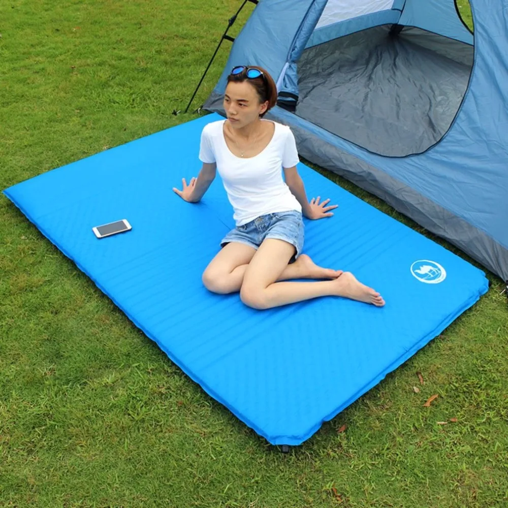 

Desert Camel Large Thicken Outdoor Camping Mat Air Mattress Moistureproof Egg Slot Beach Picnic Sleeping Pad Mat Free Shipping