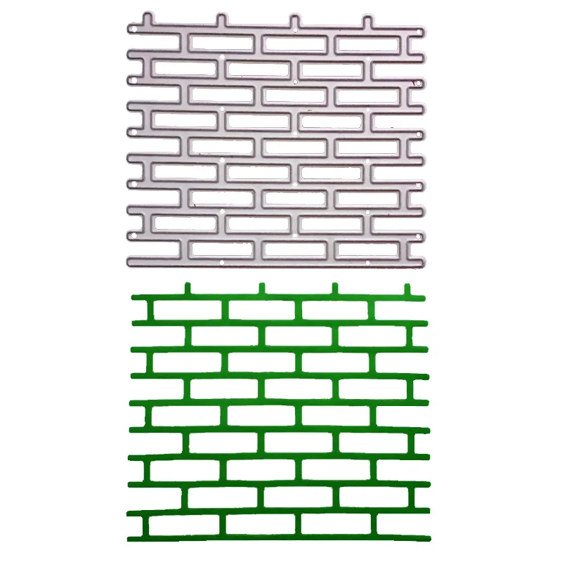 

Metal Cutting Dies brick Wall background paper craft Dies Frame die Cut for Card making Scrapbooking embossing Decoration