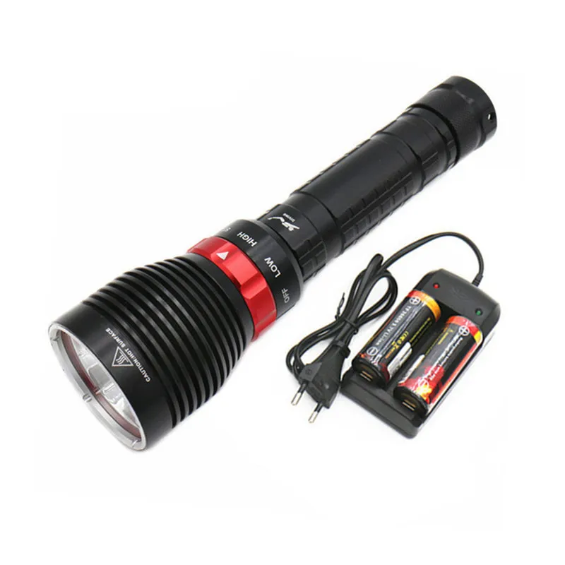 Diving light 1 L2 LED Diving flashlight 8800 lumens Waterproof lamp