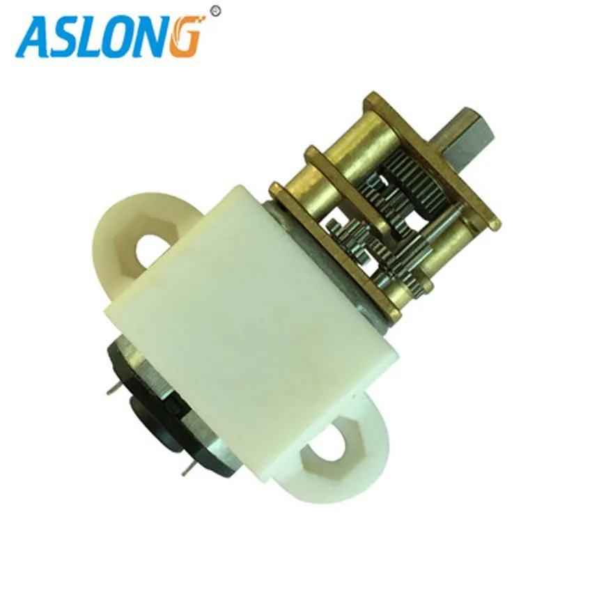 

small 3D printable mount for our 12mm gearboxes similar style gearboxes No screws needed. Clamps in with plastic