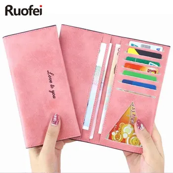 

New fashion hot sales Womens fashion Purses Young lady big capacity Long Wallets females PU leather clutch bags Cards Holder wal